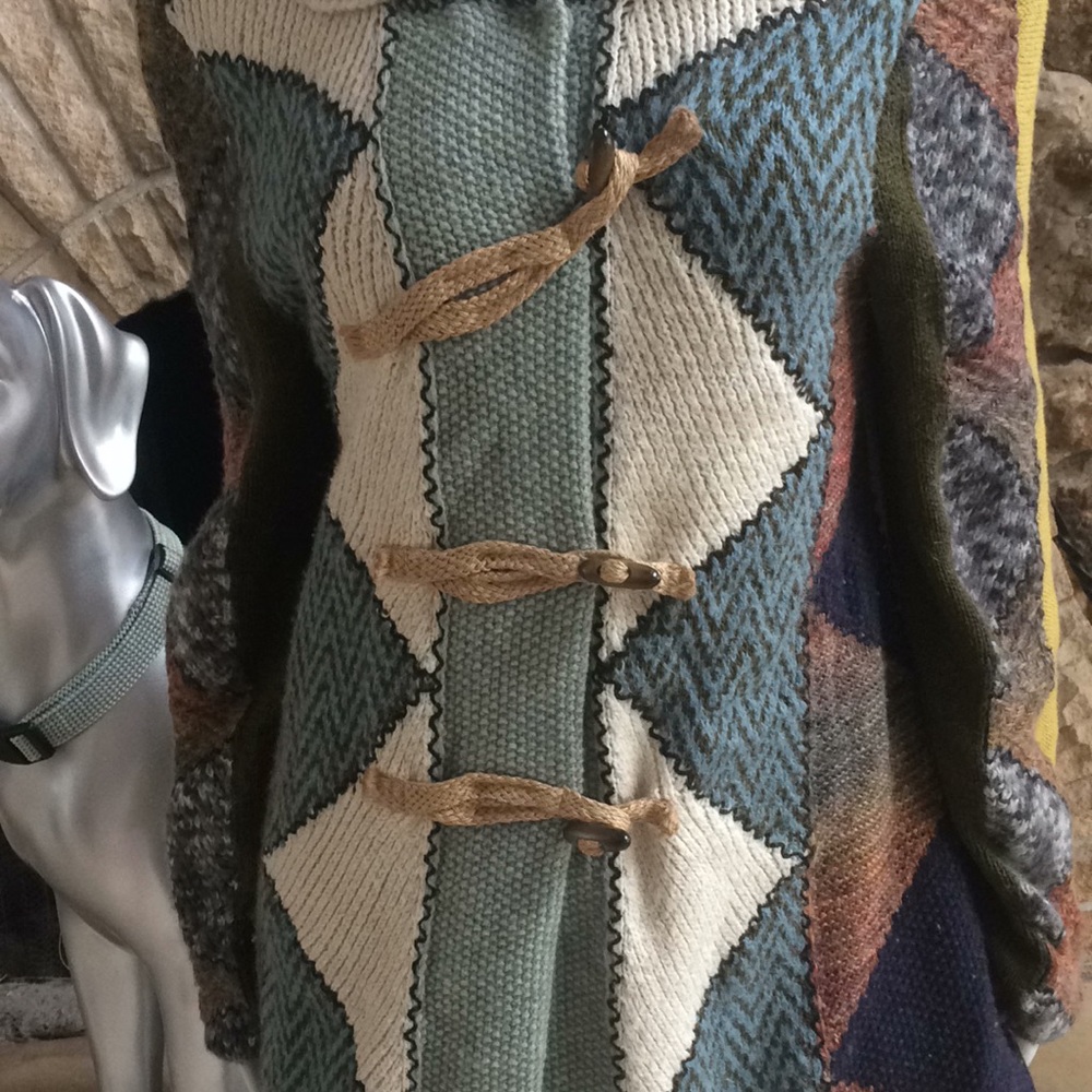 Anthropologie Charlie & Robin Patchwork Cardigan - Picture 2 of 8